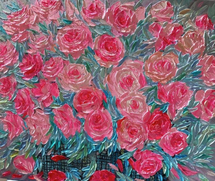 Розы для любимой - Аукцион на BeMyPaint