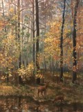 В осеннем лесу - Аукцион на BeMyPaint