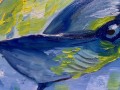 Танец ската в лунной воде - Аукцион на BeMyPaint
