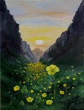 Один среди маков - Аукцион на BeMyPaint