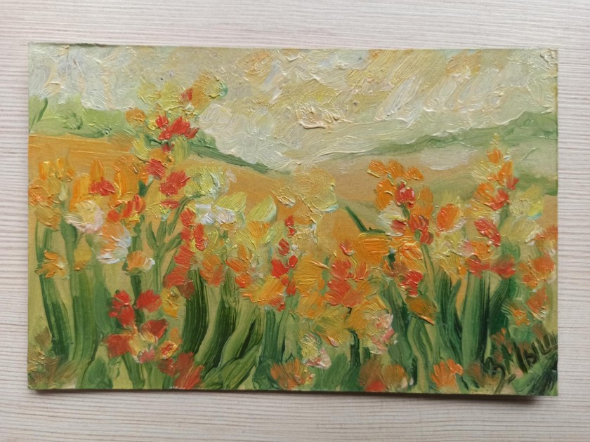 Летние цветы - Аукцион на BeMyPaint