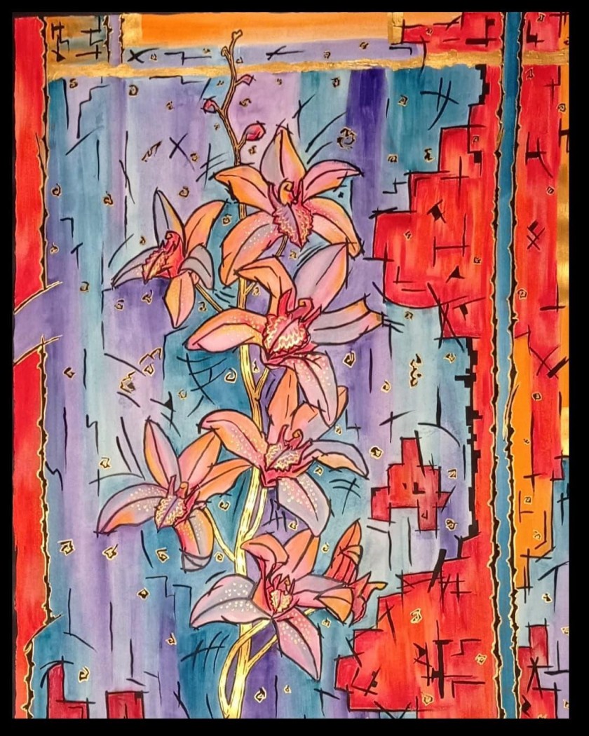 Орхидея - Аукцион на BeMyPaint