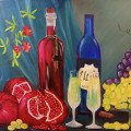 Виноград и гранаты - Аукцион на BeMyPaint