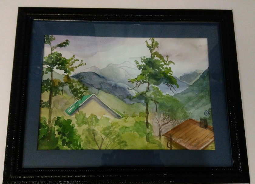 Художник Светлана Краснова Красная Поляна, вид из окна - Аукцион на BeMyPaint