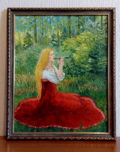 Душа леса, холст масло 40х50см alina.kartina - Художники