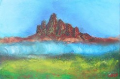 Горы в тумане ОксанаВерховская - Художники