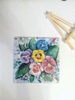 Анютины глазки Nuriya - Художники