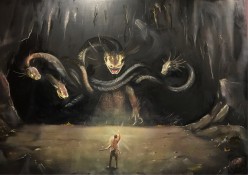 Лернейская Гидра и Геракл NIK INK - Художники