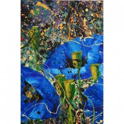 "Синие Маки" фрагмент Мария Дытынюк - Художники