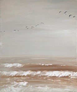 Одиночество. Масло. Холст на картоне. 60х70. Апрель 2020. Елена Попова - Художники