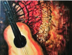 Медь цыганской струны. Масло. Холст. 60х50 см. Сентябрь 2019 Елена Попова - Художники