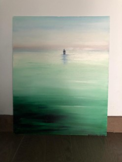 3. Холст на картоне. Масло. 50х40. Май 2020. Елена Попова - Художники