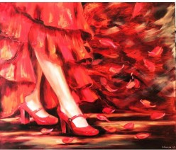 Пленница ритма. Масло. Холст. 60х70 см. Сентябрь 2019 Елена Попова - Художники