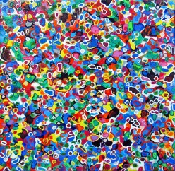 "Болтунья" oil,canvas 45x45 Болквадзе Александр - Художники