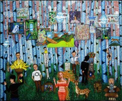 "Еще раз про дурачка" 2016 Oil on canvas 110х90 Болквадзе Александр - Художники