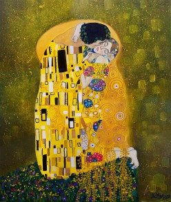 Oil painting_copy of the picture The Kiss_Muratova1 Валерия ЛеМур - Художники