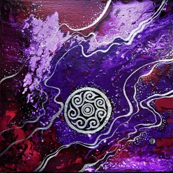 Навстречу Вселенной. 40х40см. холст-акрил. 2018 г SWATI FARNÆ - Художники