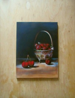 Вишни в золотой вазе. Валентина - Художники