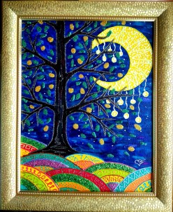 Ночное дерево Kseniia Kot - Художники