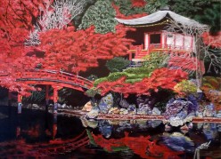 Японский сад Yulia Artbeautyworld - Художники