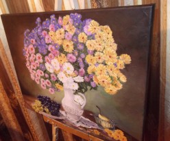 Астры Yulia Artbeautyworld - Художники