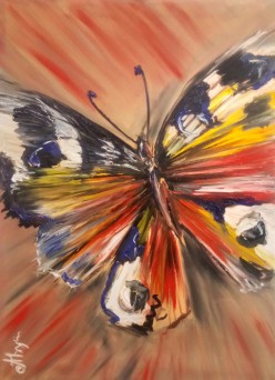 Бабочка Павлиний глаз Аня - Художники
