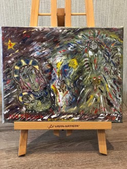 «Рождение ангела» 25х30, холст, акрил. Сентябрь 2019г. Sergey Simonov - Художники