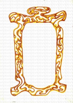 пылающая рама Trips Picker - Художники