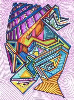 танец кислотной рептилии Trips Picker - Художники