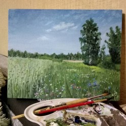 "Июньский день", вольная копия Olt_art - Художники