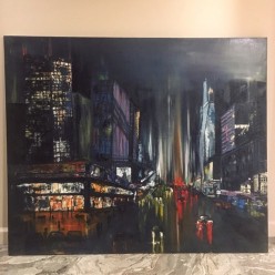 Ночной город Зимятова Анна - Художники