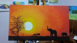 Кения закат 1 Станислав Клецко - Художники