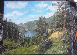 озеро в горах Станислав Клецко - Художники