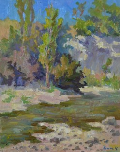 "Летние дни" 50х40 см двп/масло Елена Сечень - Художники