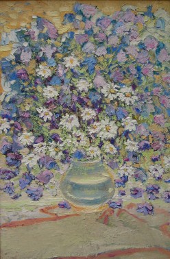 Колокольчики.2003 г. 60х40, х.м. Яранов Евгений Герасимович - Художники