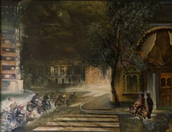 Ночной город (Рокеры).1983 г Яранов Евгений Герасимович - Художники
