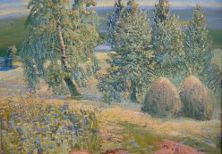 Летний пейзаж. 2004 г. 50х70, х.м. Яранов Евгений Герасимович - Художники