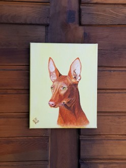 Фараон 24х30 акрил, холст на подрамнике.(70евро) Jelena Lebedeva-Dvorecka - Художники