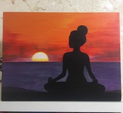Медитация на закате А. Швейкина - Художники