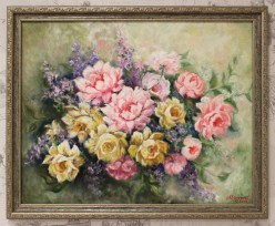Летний букет, масло Margaret - Художники