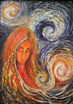 Душа, масло Margaret - Художники