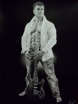 Портрет "Сергей Гесь" выполнено графитными карандашами на белой бумаге Нина Валко - Художники