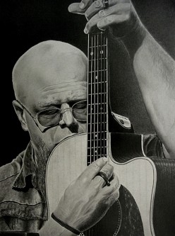 Портрет "Борис Гребенщиков" выполнено графитными карандашами Нина Валко - Художники