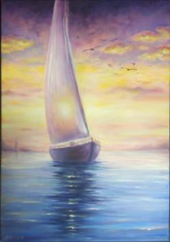 Белеет парус Olya - Художники