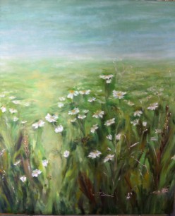 Ромашковый луг Olya - Художники