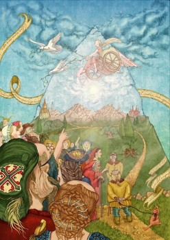 "Принцесса Флорина и голубая птица"-4 Elena Duvanova - Художники