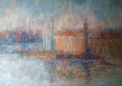 Стрелка Васильевского острова.70*50.Холс,масло Elena Duvanova - Художники