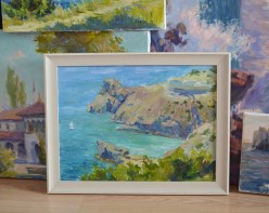 "Грот Дианы" 30х40 см двп/масло Елена Сечень - Художники