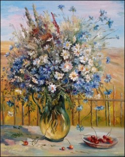 Полевой букет номер 2 Любовь Белая - Художники