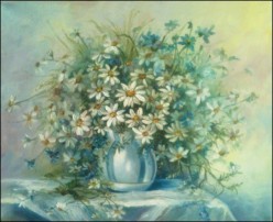 Ромашки копия Любовь Белая - Художники